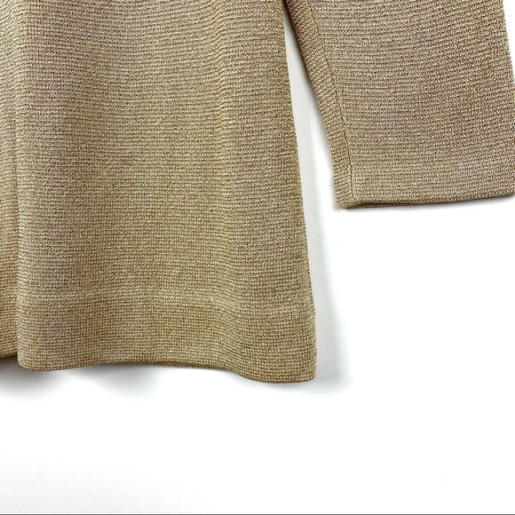 J.Crew Gold Metallic Scoop Neck Sweater - Picture 11 of 11